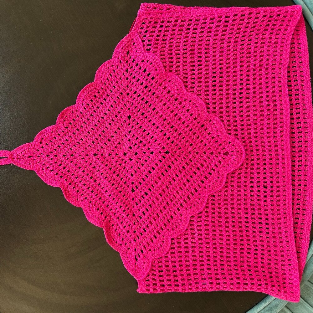 Crochet crop top